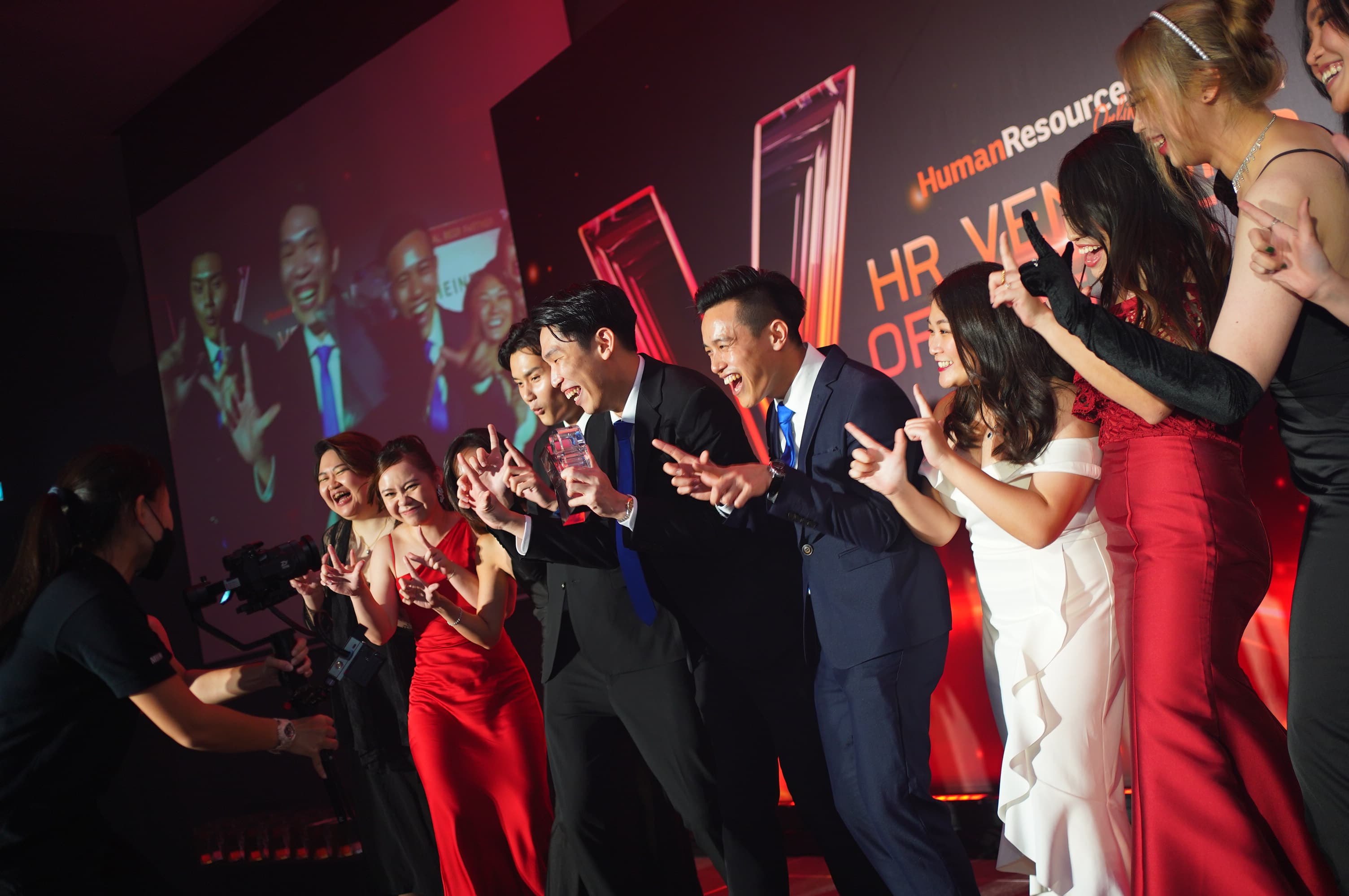 FIND Talents team on stage at HR awards
