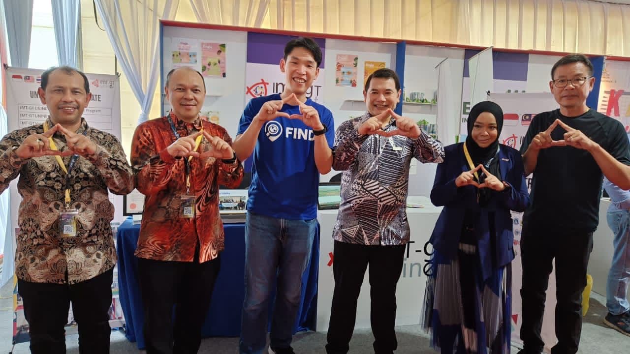 FIND Talents booth at the 29th IMT-GT Ministerial Meeting, Batam, September 2023